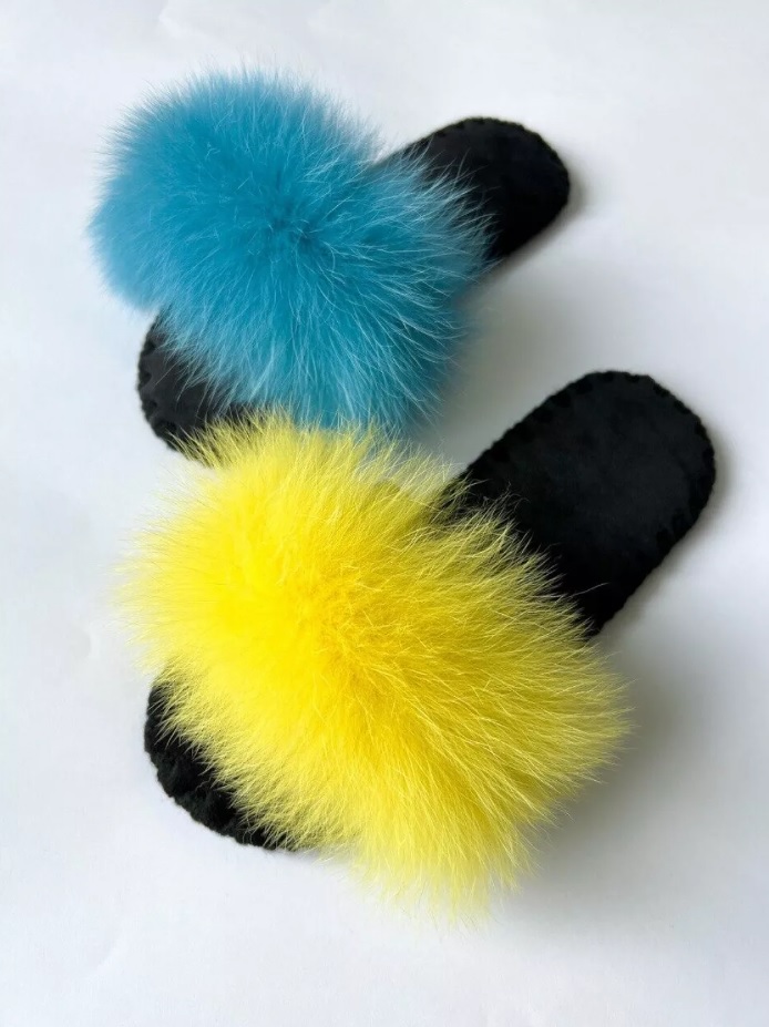 Женские домашние тапочки Пушистики  Family Story  ЭВА 34-35 р