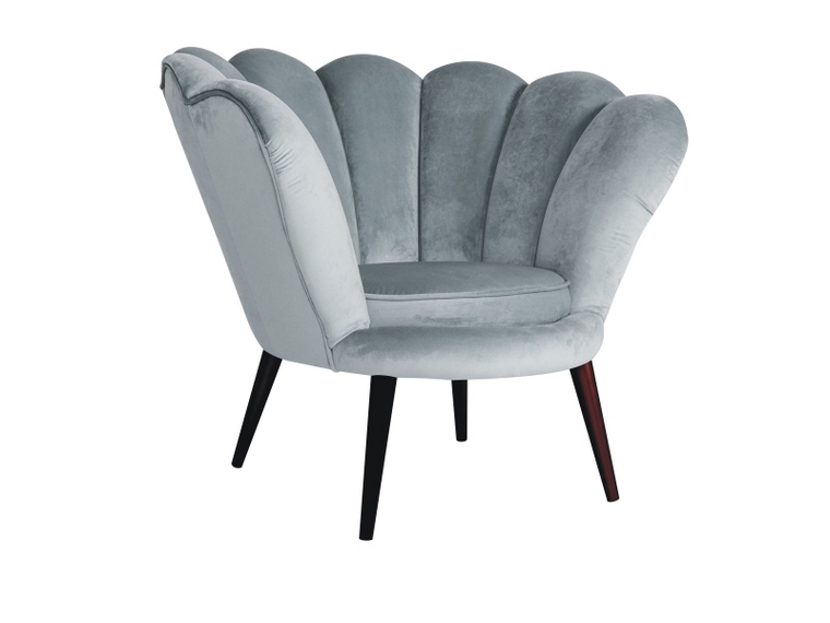 Кресло Magnolia Velvet 14 Серый/Венге Кресло Magnolia Velvet 14 Серый/Венге