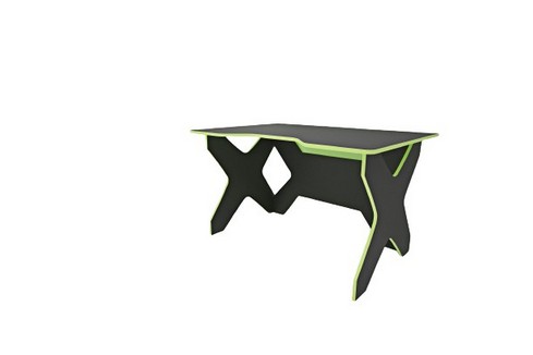 Геймерський стіл Донат Антрацитовий/Лайм