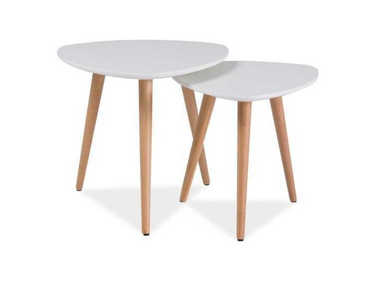 Комплект журнальных столиков Nolan A Белый