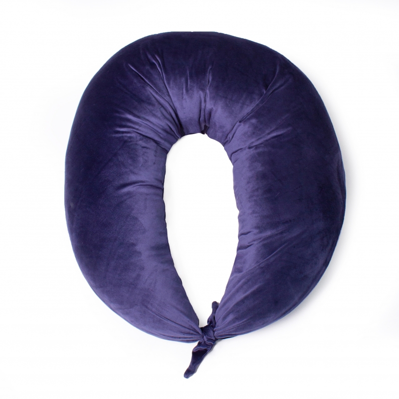 Подушка для беременных и кормления №8633 VL 28-0006 Navy blue 100% Memory