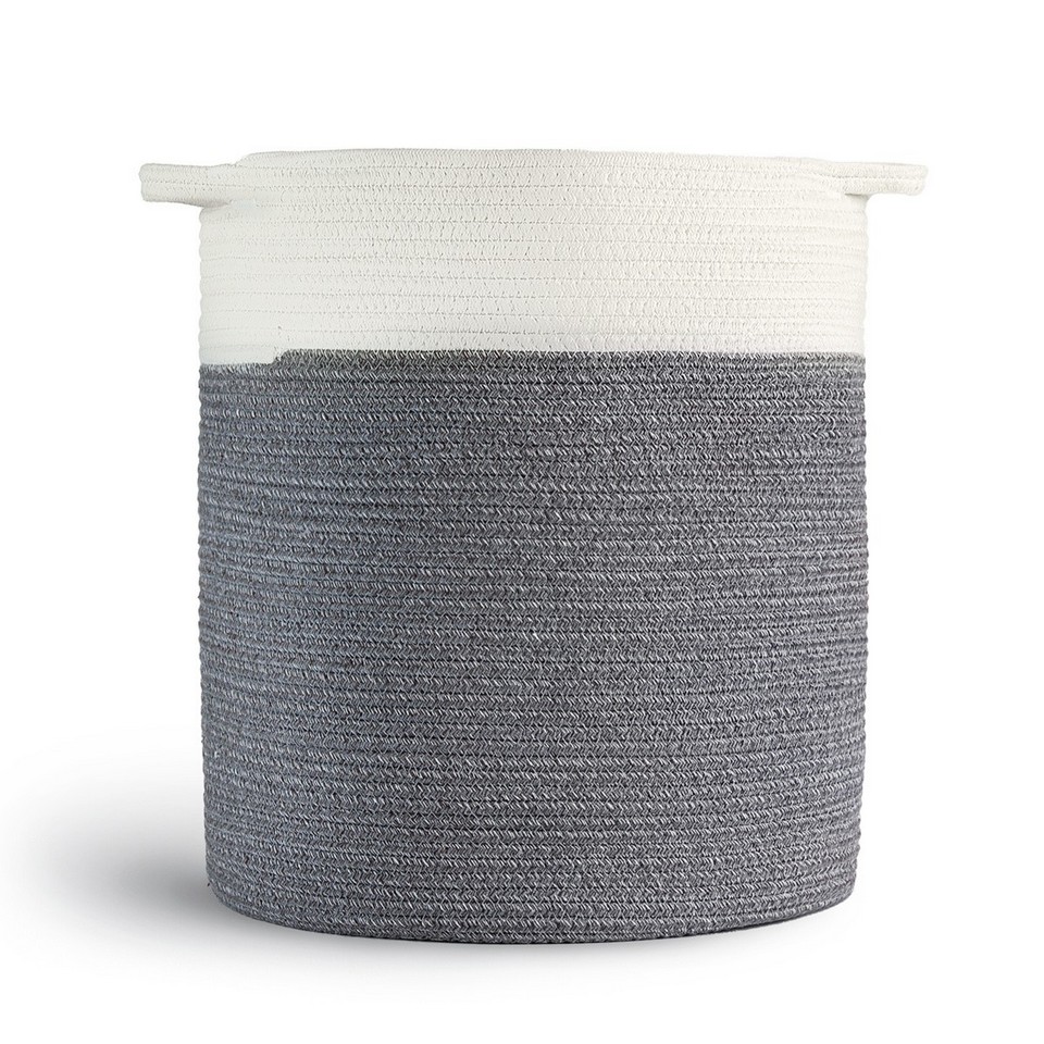 Корзина MVM  з ручками TH-15 410х450 мм  текстильна Корзина MVM  з ручками TH-15 410х450 мм  текстильна