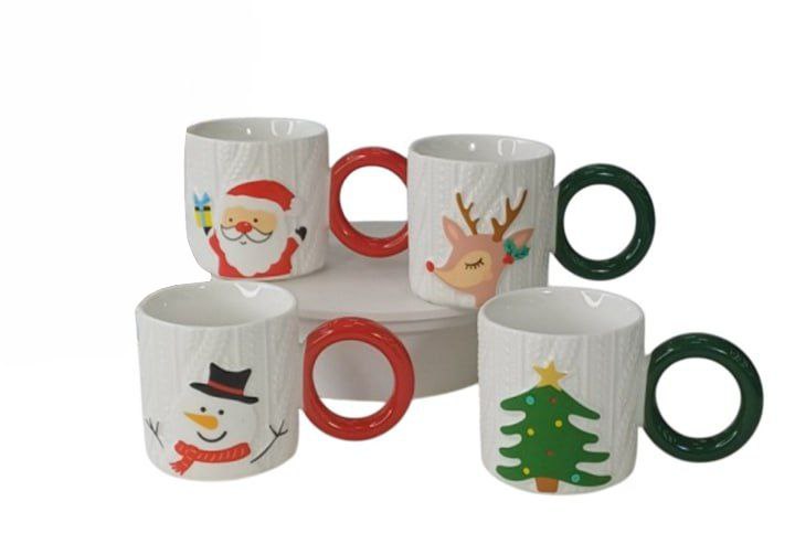 Кружка Olens Новогоднее кольцо 260 мл снеговик