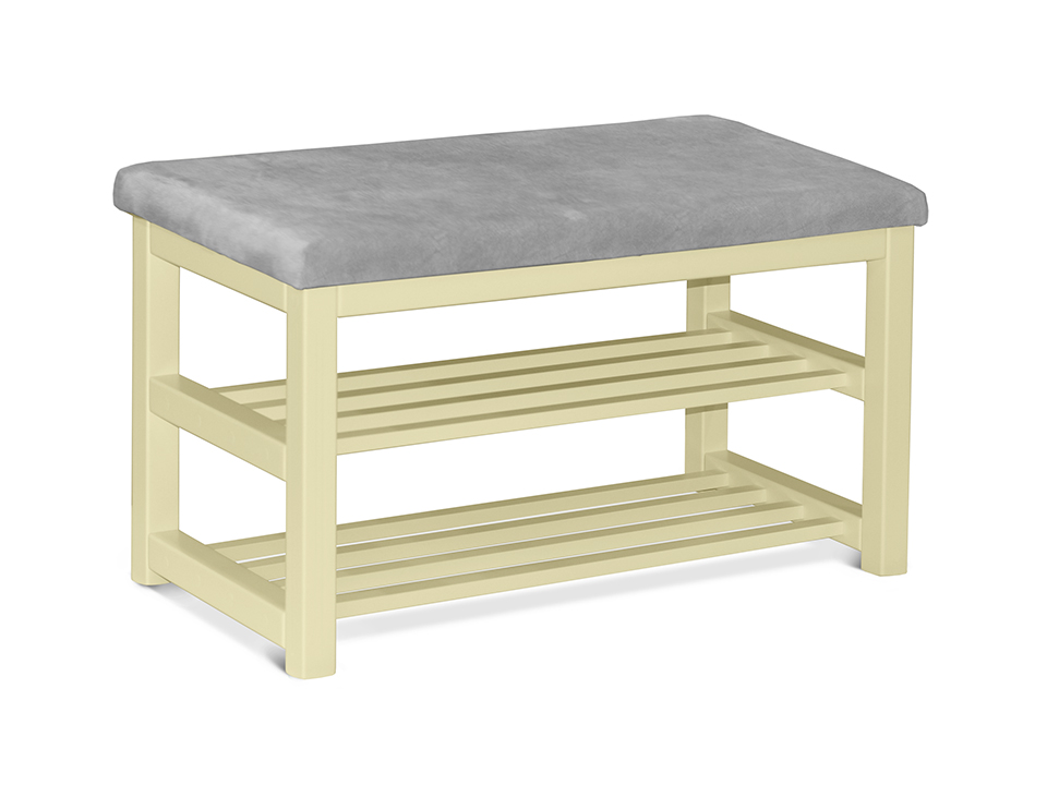 Скамейка для обуви 800 слоновая кость Скамейка для обуви 800 слоновая кость