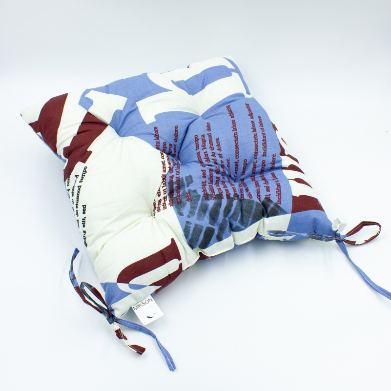 Подушка для стільця MirSon Бязь Принт 17-0535 Peggy