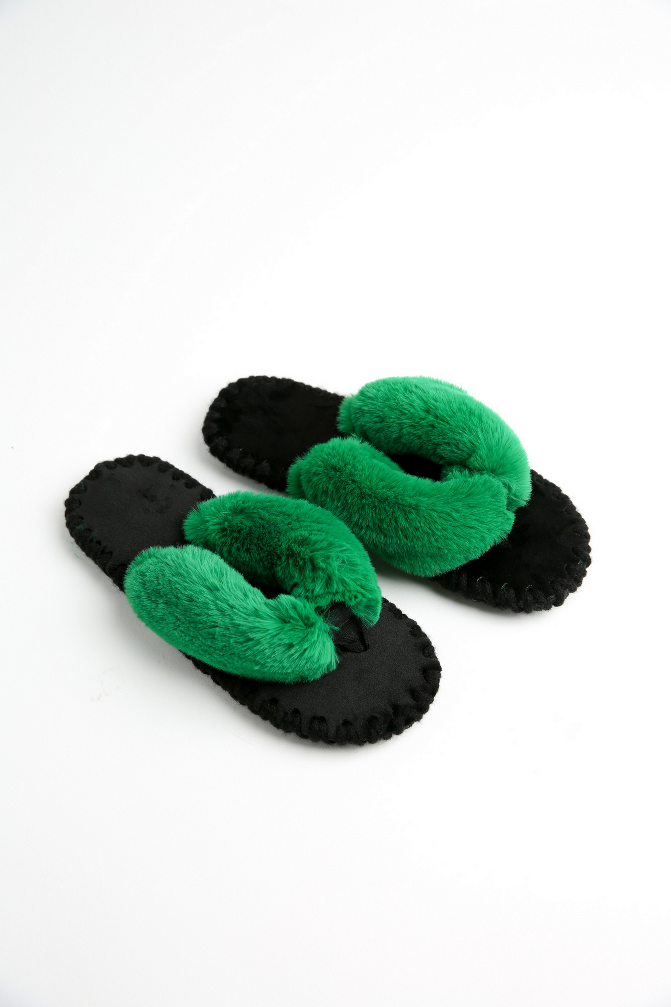 Женские домашние тапочки Family Story Вьетнамки Изумрудные 36-37 р