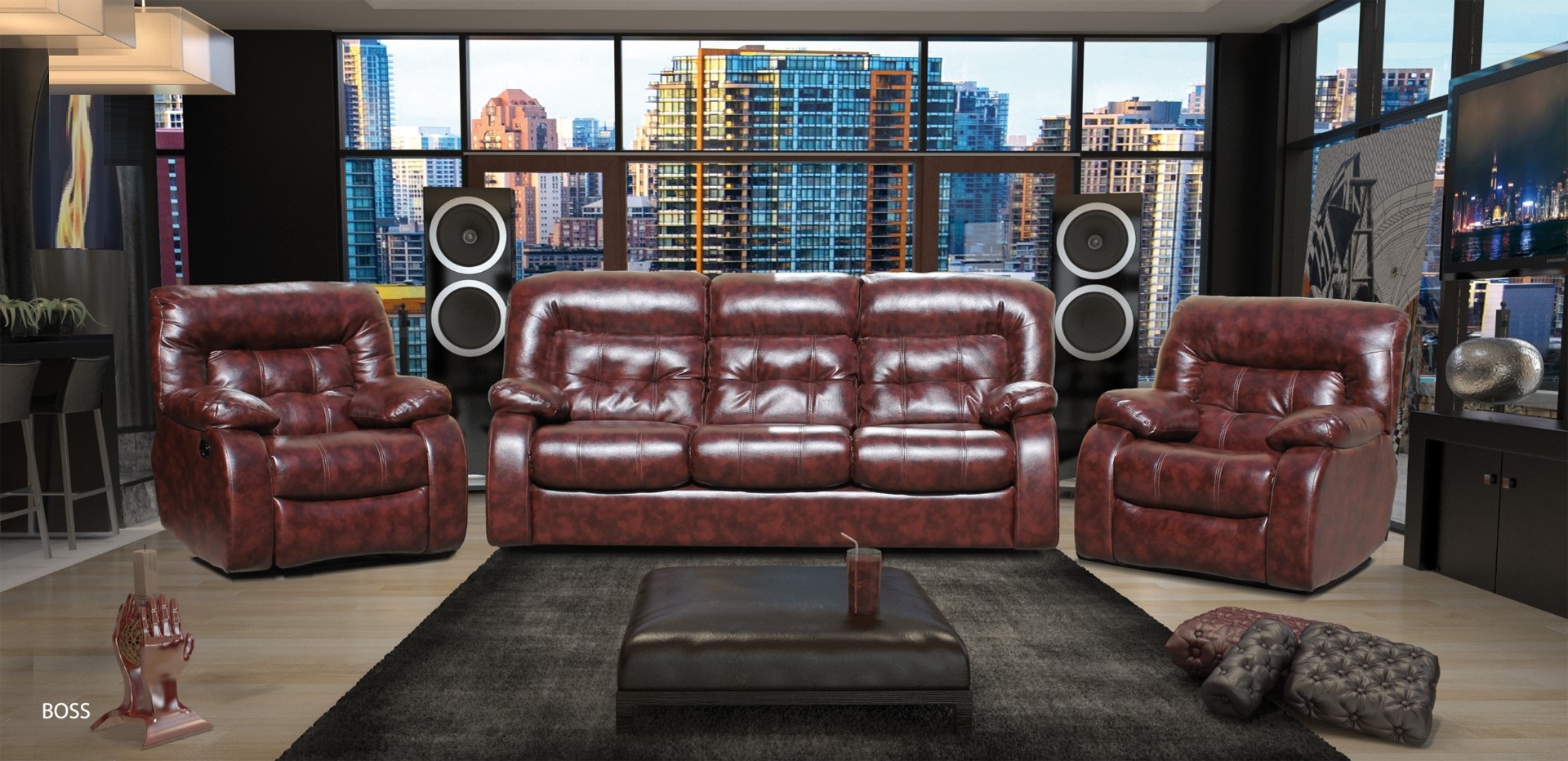 Комплект мяких меблів Босс