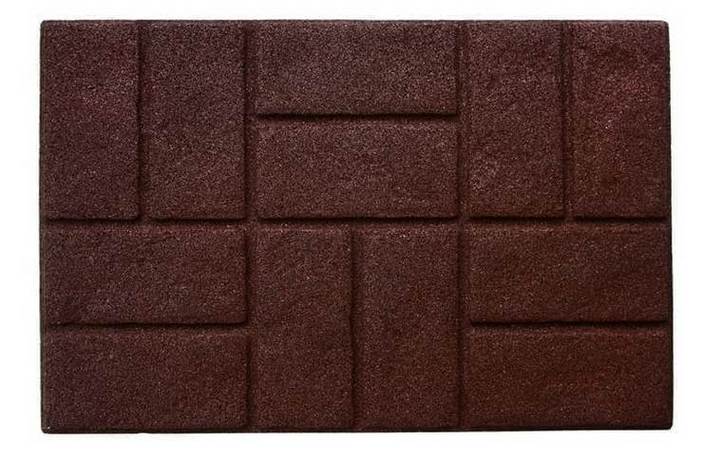 Килимок придверний Izzihome Torn Brick 50х75 коричневий Килимок придверний Izzihome Torn Brick 50х75 коричневий