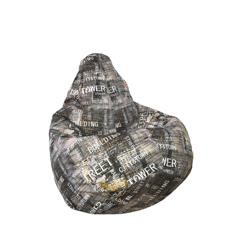 Кресло-груша велюр Мегаполис L, 100x75 Кресло-груша велюр Мегаполис L, 100x75