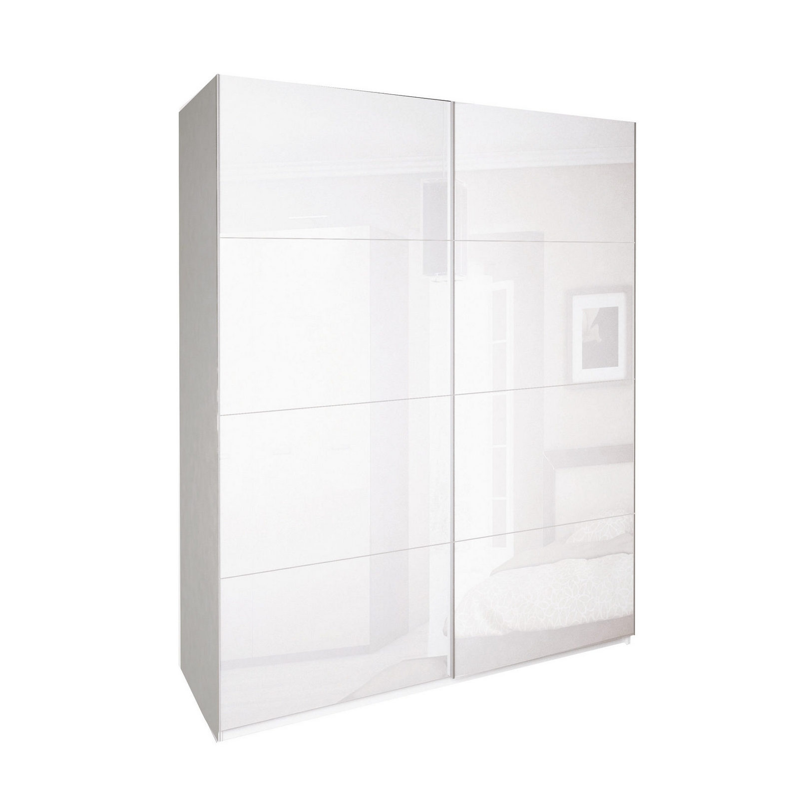 Шкаф-купе  Белла Белый шириной 2 м