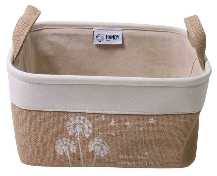 Корзина текстильная Handy Home Fly, с ручками, 35х26х18 см (NEW-02)