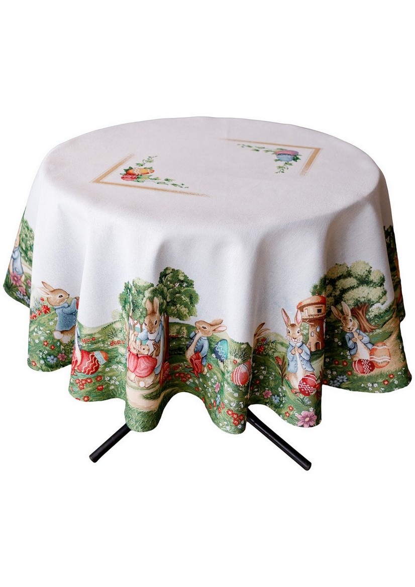 Скатерть Прованс Поляна круглая Dх136 см