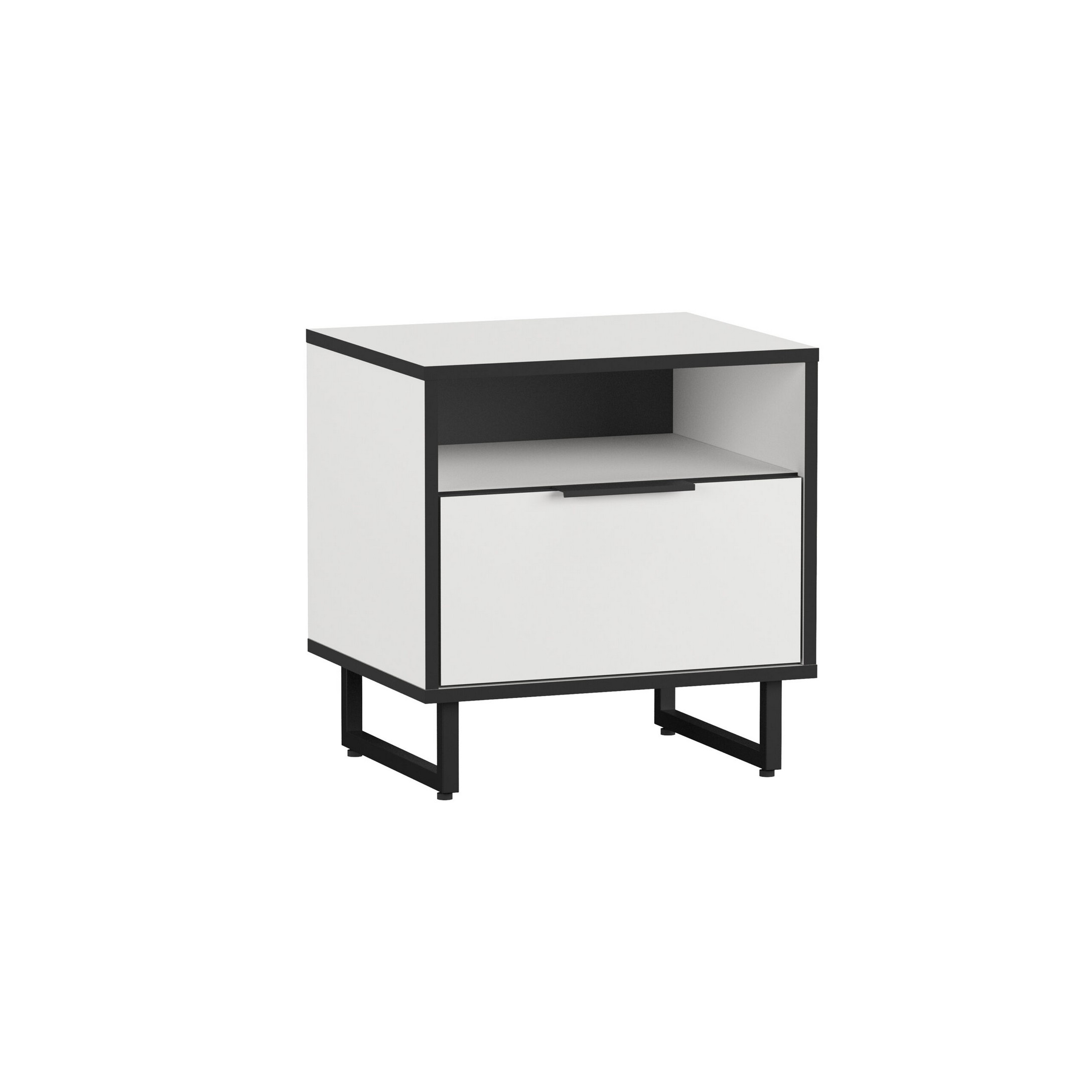 Прикроватная тумба Forte 484х505х400 белая