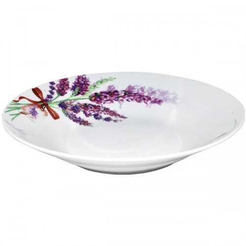 Суповая тарелка Лаванда 20см 12 шт