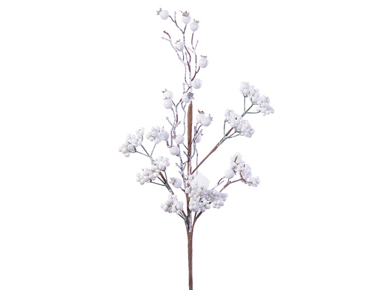 Веточка декоративная Lefard Белая 55 см 801-286