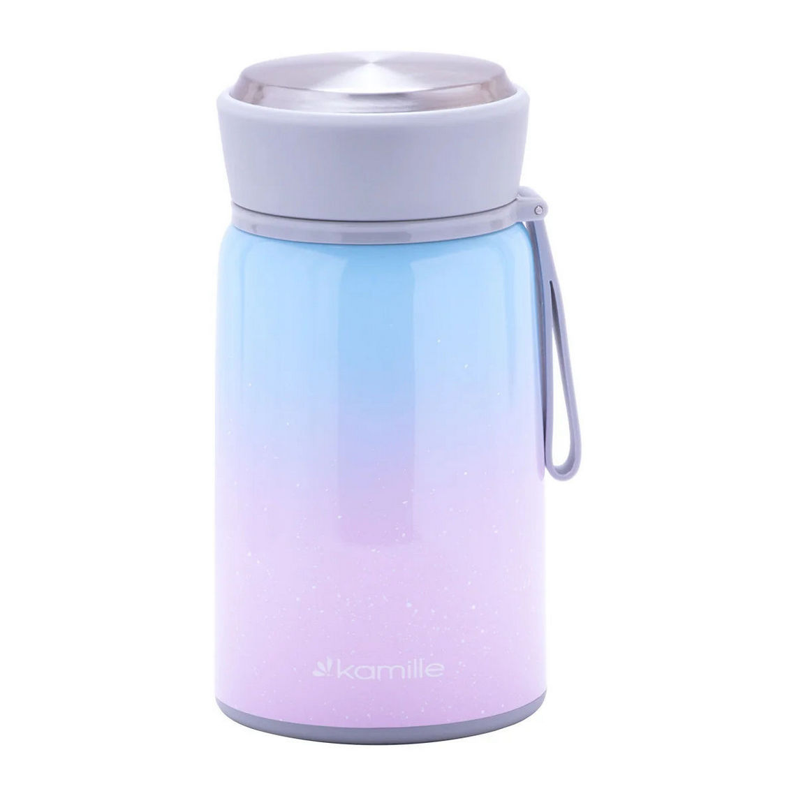 Термос пищевой обеденный, для супа Kamille Розовый 800 мл, из нержавеющей стали KM-2097