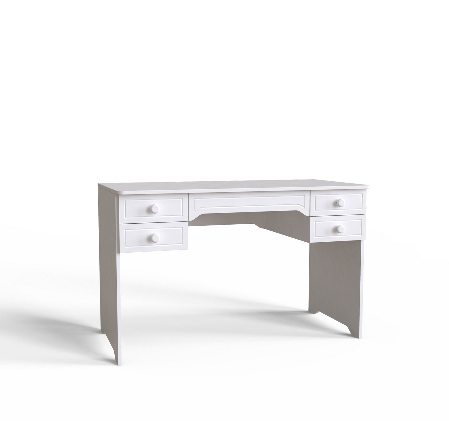 Стол туалетный Amelie 2 белый супермат