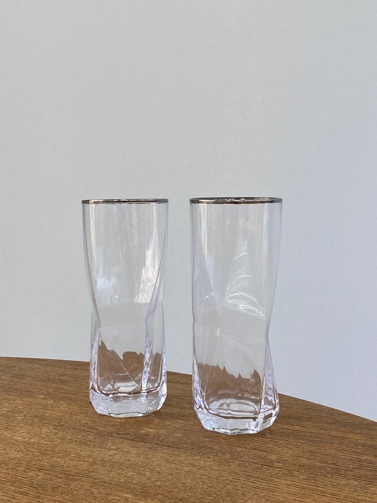 Стакан Olens Прозрачная Геометрия 250 мл  4шт