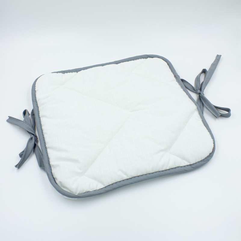 Подушка для стула MirSon Бязь Royal Pearl Line 40x40 см Подушка для стула MirSon Бязь Royal Pearl Line 40x40 см
