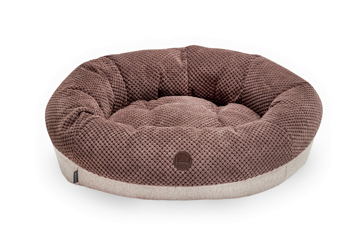 Овальний Лежак Bagel Brown