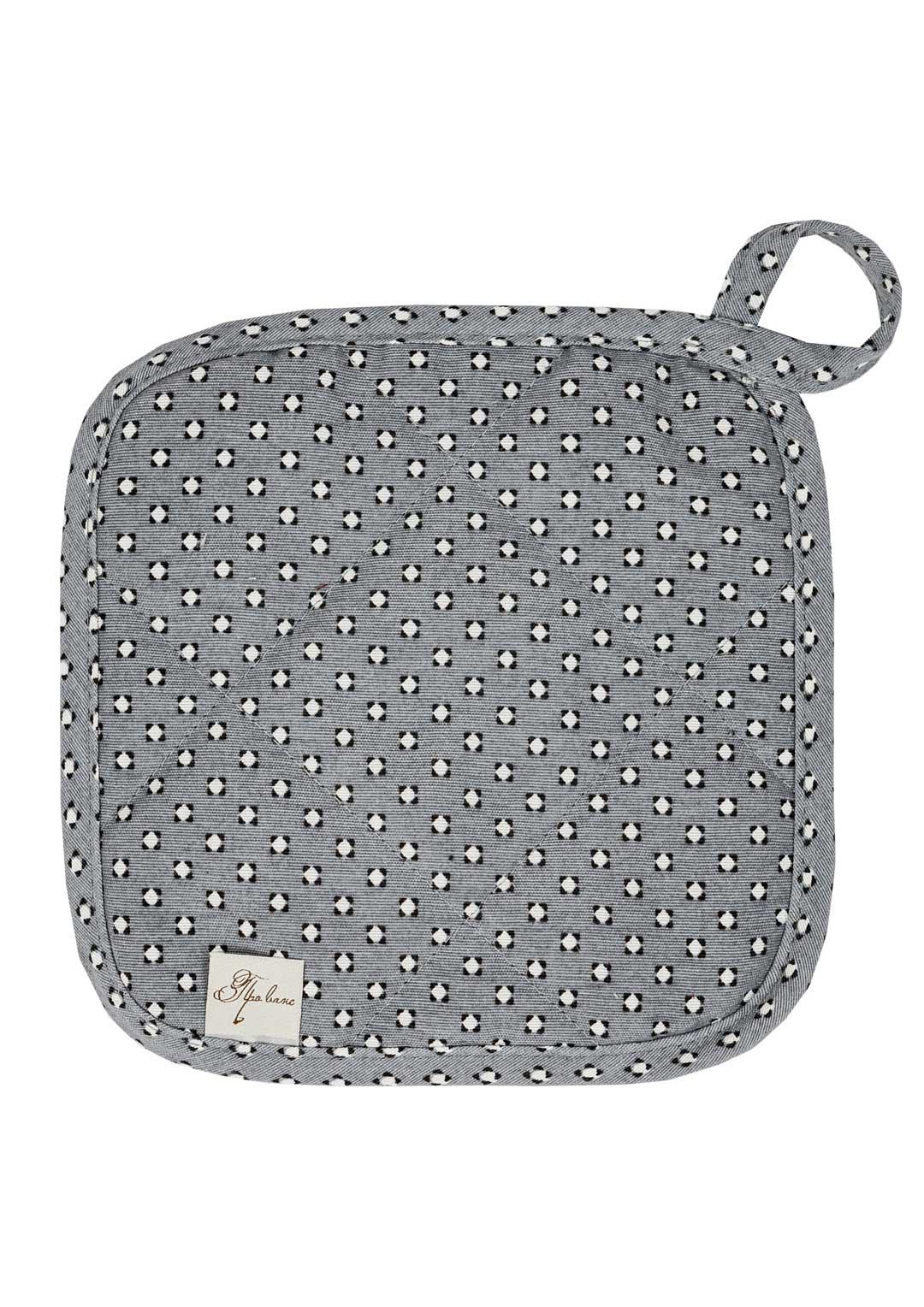 Прихватка Прованс Merry Christmas серая 20х20см Прихватка Прованс Merry Christmas серая 20х20см