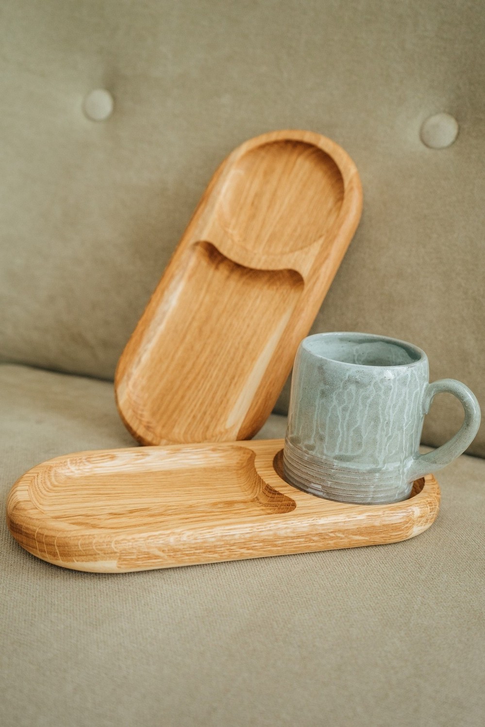 Тарелочка кофейная Wood Decor 24х12 см Тарелочка кофейная Wood Decor 24х12 см