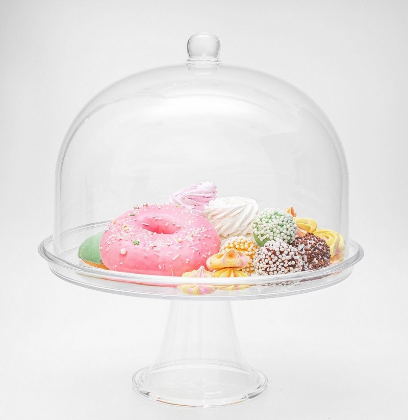 Подставка Normak  с крышкой для торта акриловая 38×32,5 см Подставка Normak  с крышкой для торта акриловая 38×32,5 см