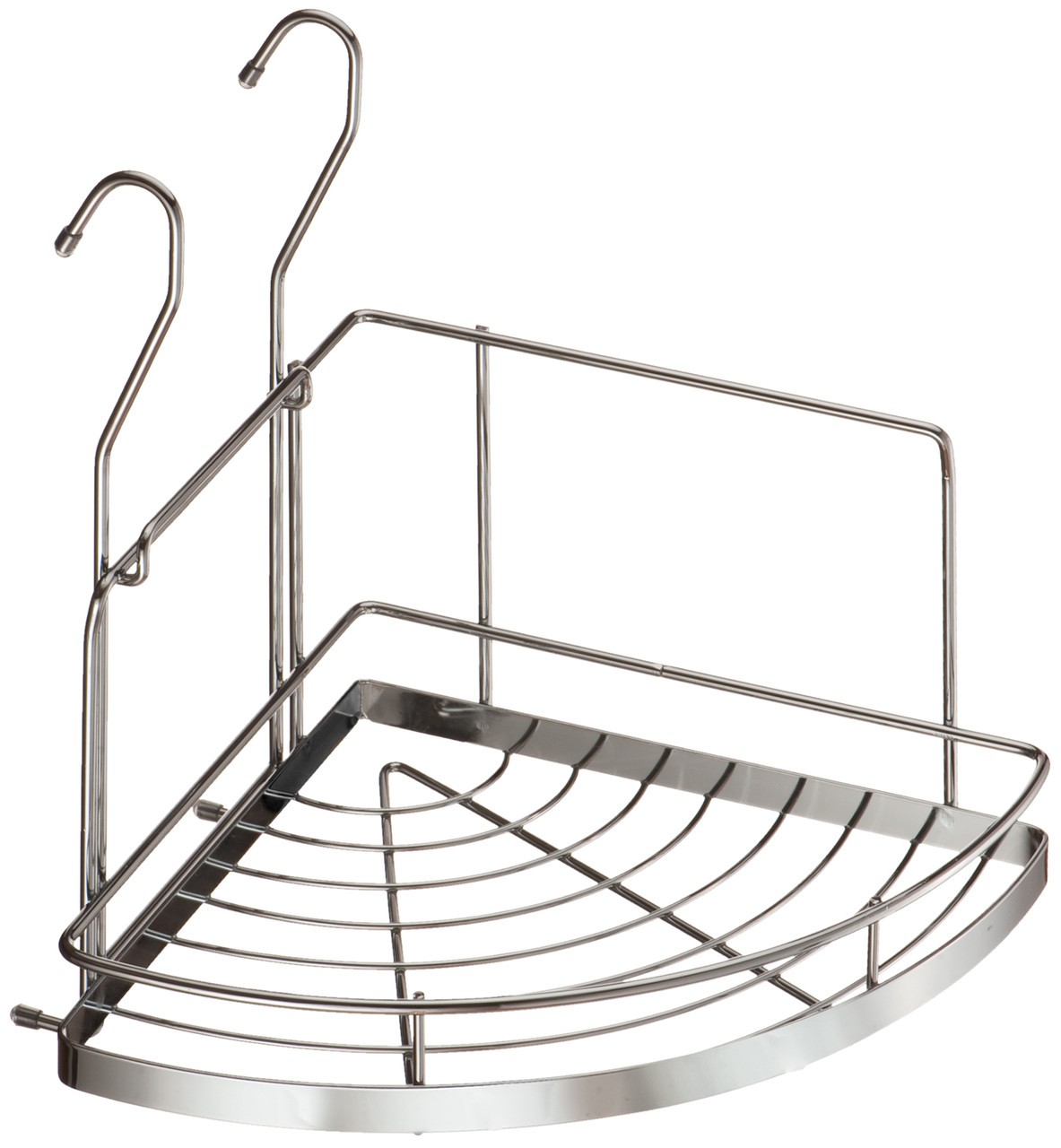 Кутова полиця на рейлінг Lemax мала, хром YJ-G301 A