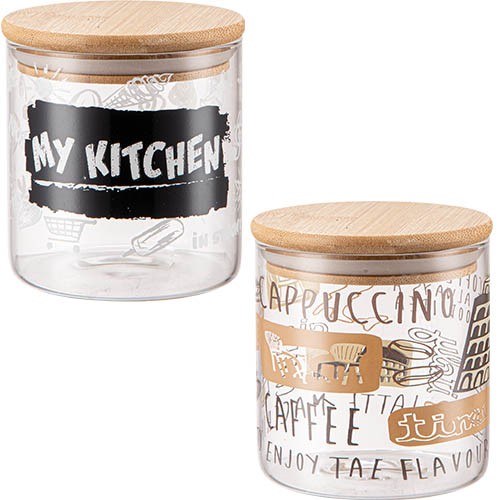 Емкость круглая My kitchen Микс 600мл 24 шт