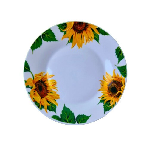 Тарелка Подсолнечники 19см 12 шт Тарелка Подсолнечники 19см 12 шт