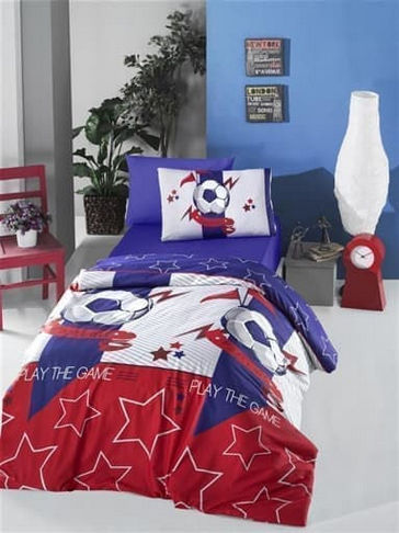 Постільна білизна Lighthouse ранфорс Football 160х220; 2х50х70