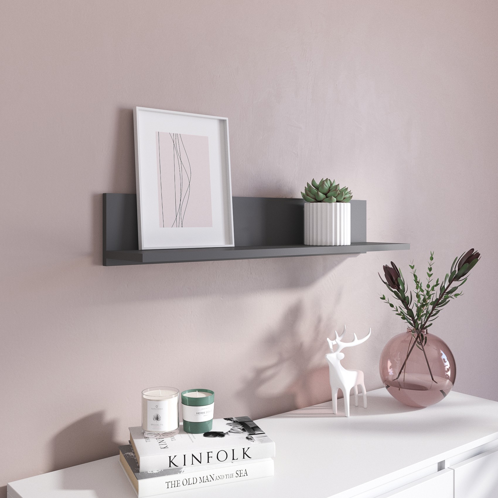 Полка M-22 Антрацит