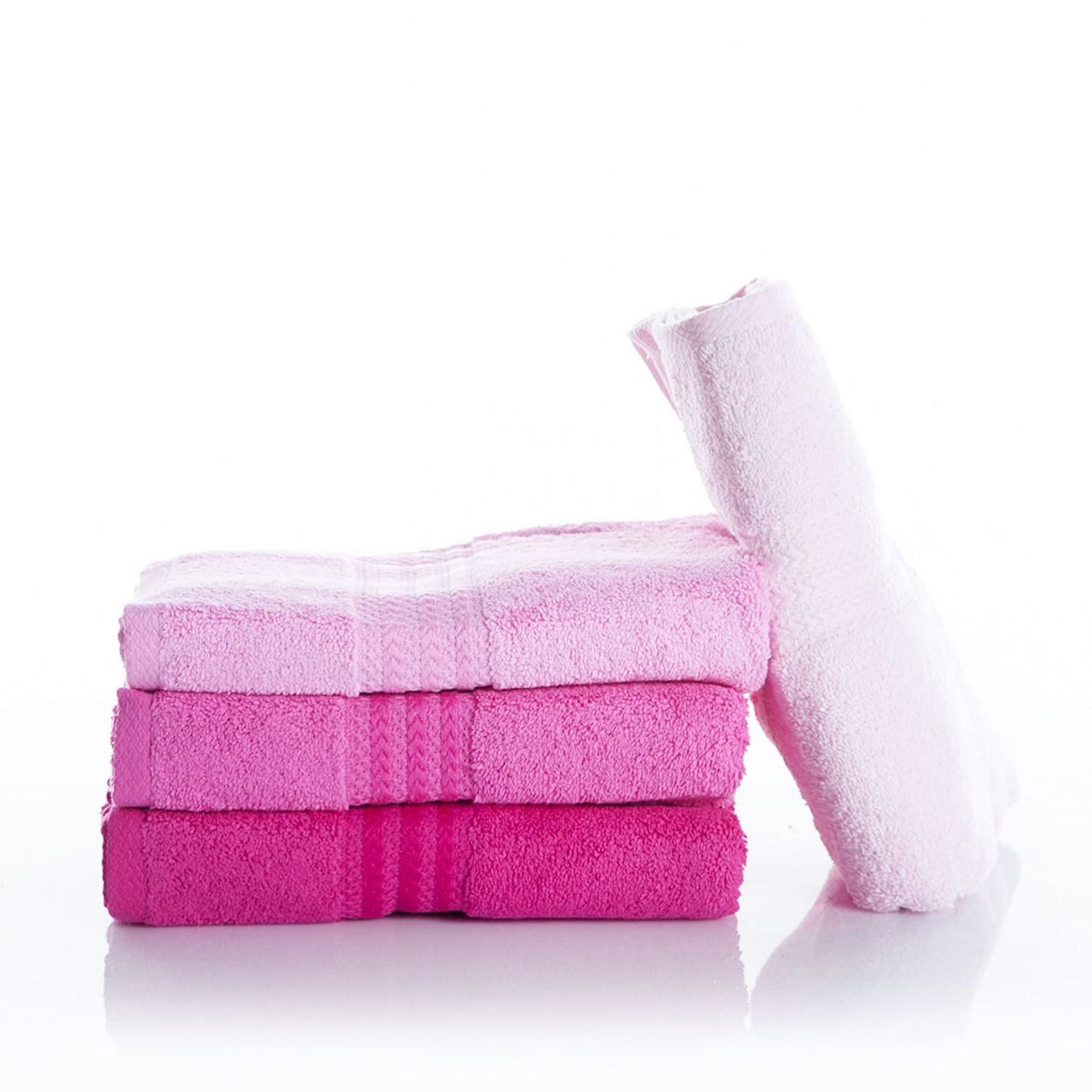 Набор полотенец Hobby Rainbow Pembe 50x90 фуксия 500г/м2 4 шт Набор полотенец Hobby Rainbow Pembe 50x90 фуксия 500г/м2 4 шт