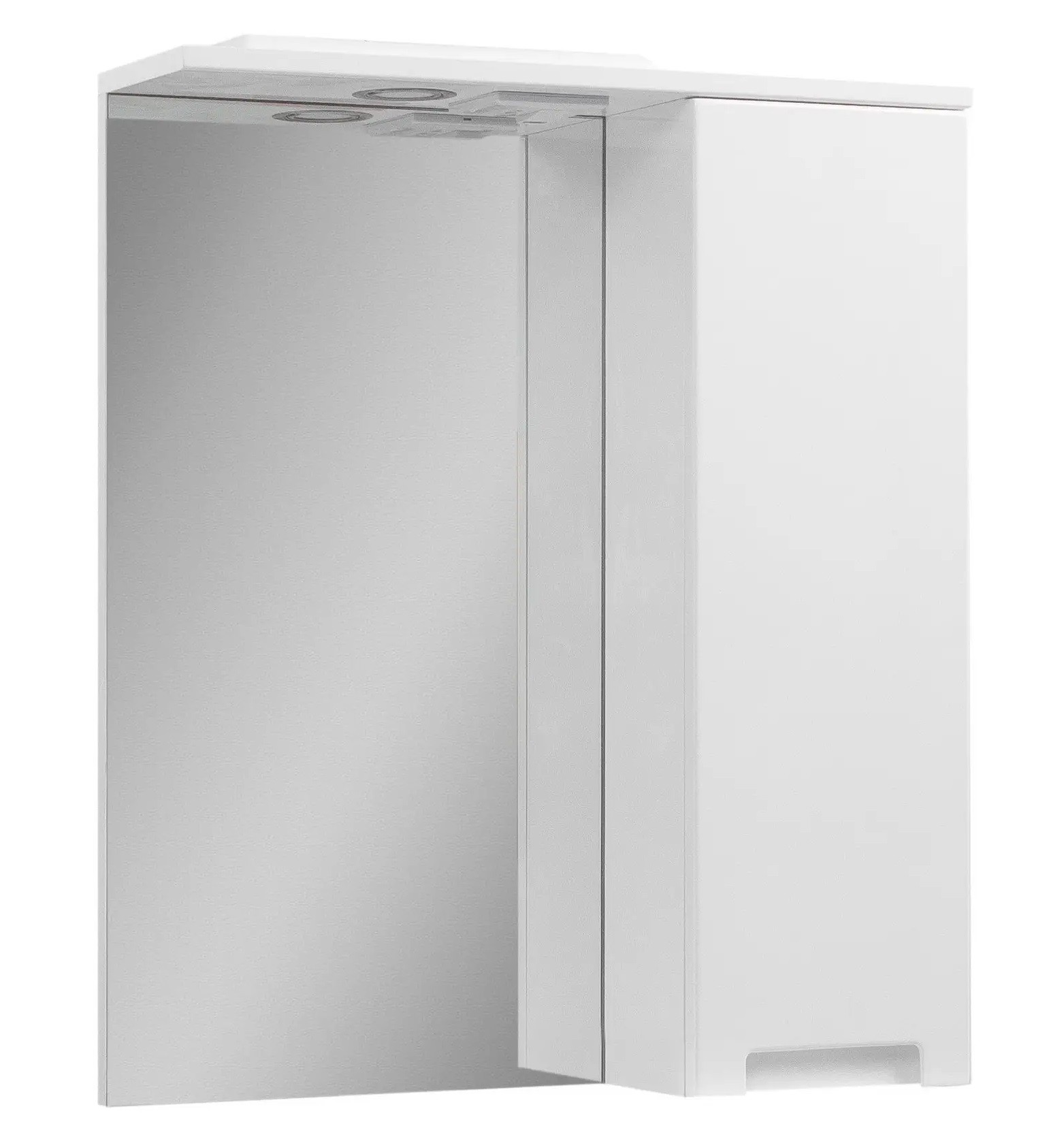 Шкаф Runa с зеркалом 50 см правый