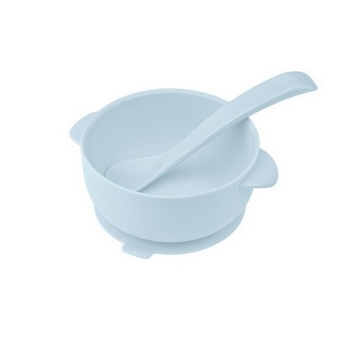 Дитяча тарілка з кришкою та ложкою фото 1