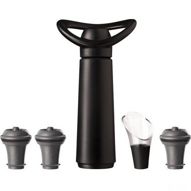 Набір VACU VIN WINE SAVER CONCERTO GIFT SET BLACK 5 предметів Набір VACU VIN WINE SAVER CONCERTO GIFT SET BLACK 5 предметів