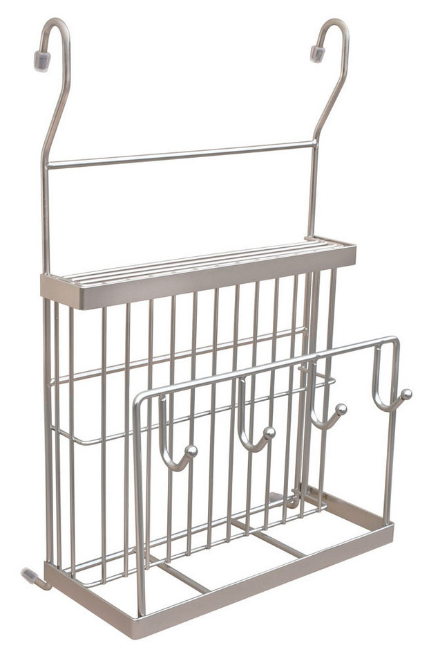 Полка Lemax для ножей и досок с крючками, хром MX-427