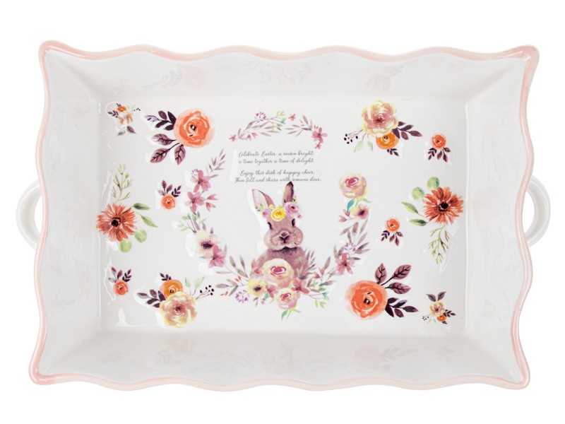 Блюдо для запекания Flower bunny 30х18х6см 940-270 Блюдо для запекания Flower bunny 30х18х6см 940-270