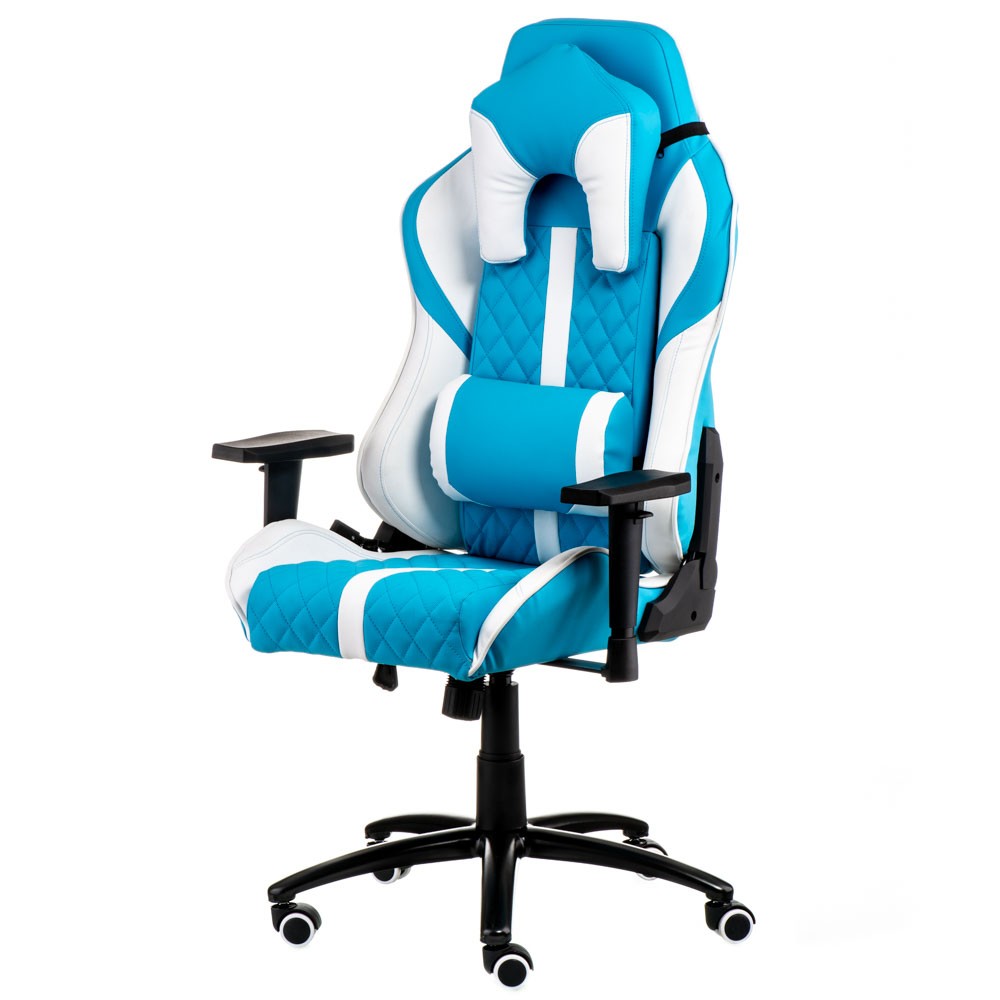 Геймерское кресло ExtremeRace light blue/white Геймерское кресло ExtremeRace light blue/white