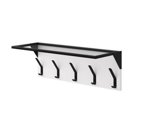 Настенная вешалка  ЛТ Черный 680 Белый