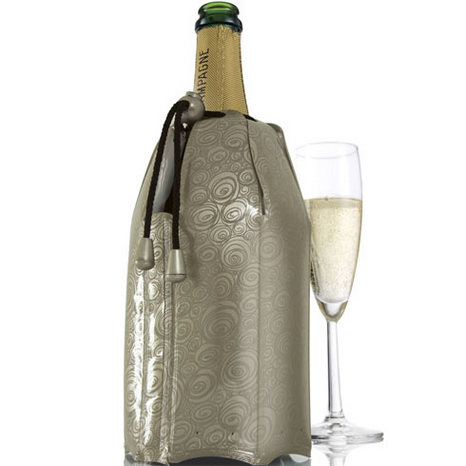 Охолоджувач - мішечок для пляшки шампанського Vacu Vin Active Cooler Champagne Platinum Охолоджувач - мішечок для пляшки шампанського Vacu Vin Active Cooler Champagne Platinum