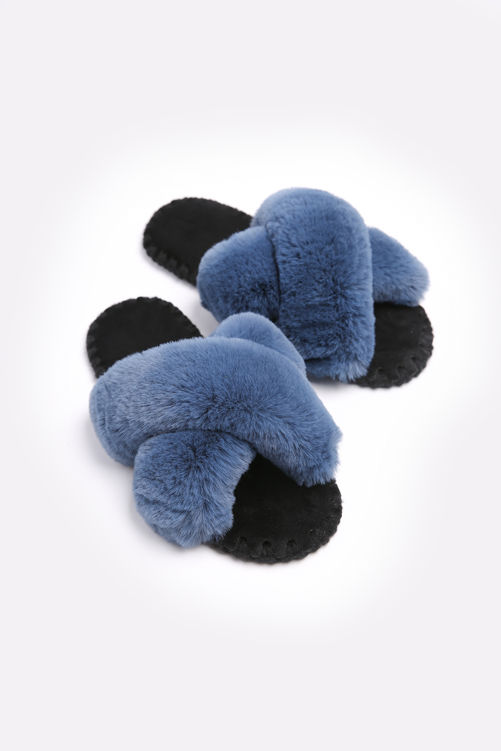 Жіночі домашні капці Family Story Іксики Сині