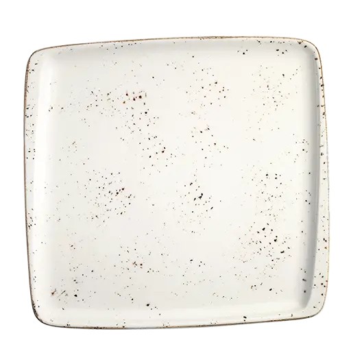 Тарелка квадратная Grain 22х20см
