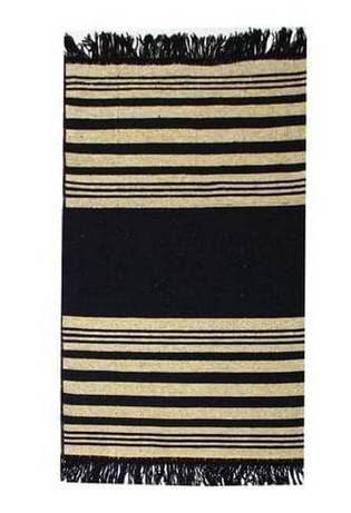 Коврик IzziHome Lara 80х125 lr02 Siyah Sari Коврик IzziHome Lara 80х125 lr02 Siyah Sari