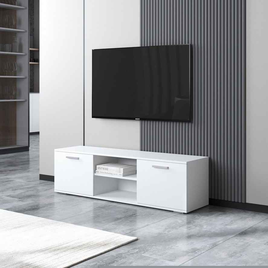 Тумба под телевизор M-106 белый