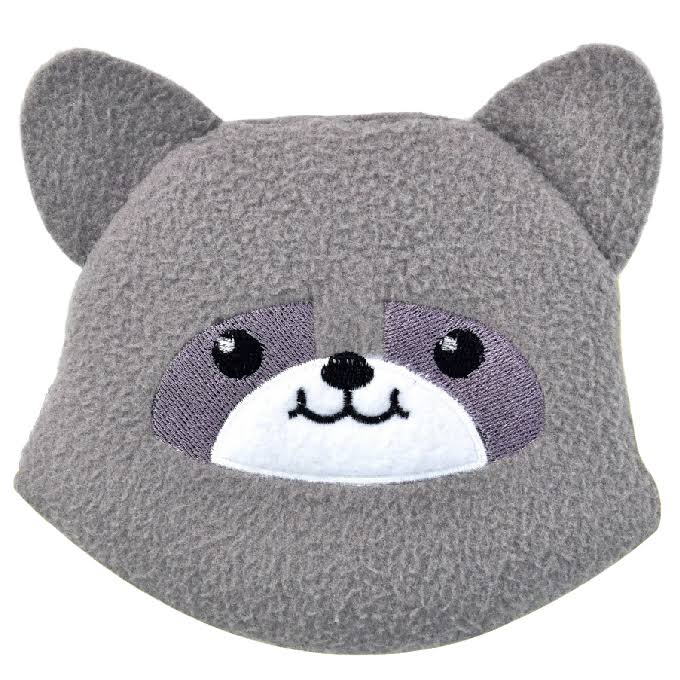 Подушка-грелка Обнимашка PAPAELLA Енот с семенами льна Серый