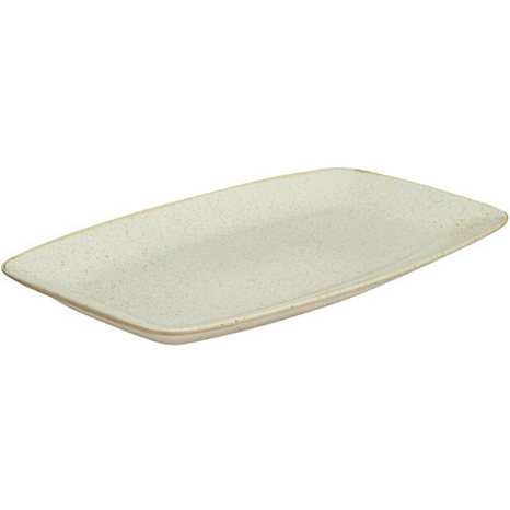 Блюдо прямоугольное PORLAND Seasons Beige 31x18см