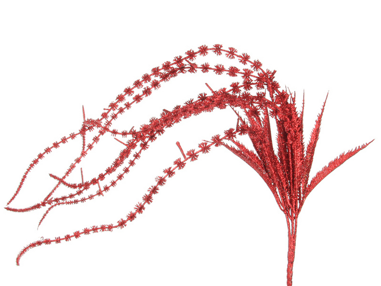 Гілочка декоративна Lefard Червона 65 см 801-038