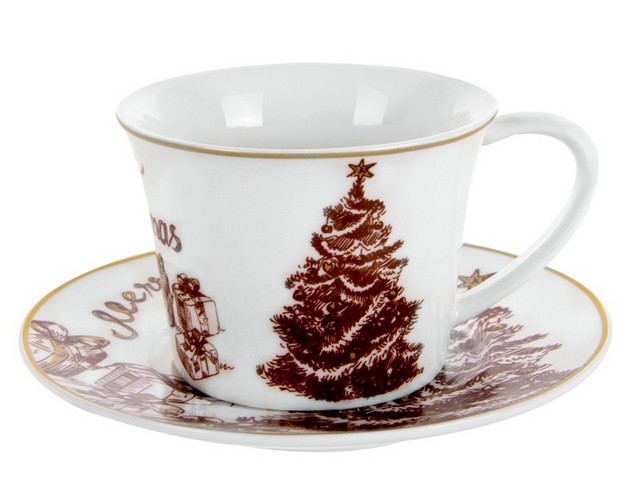 Чайный набор Lefard MERRY CHRISTMAS 2пр 250 мл 924-744 Чайный набор Lefard MERRY CHRISTMAS 2пр 250 мл 924-744