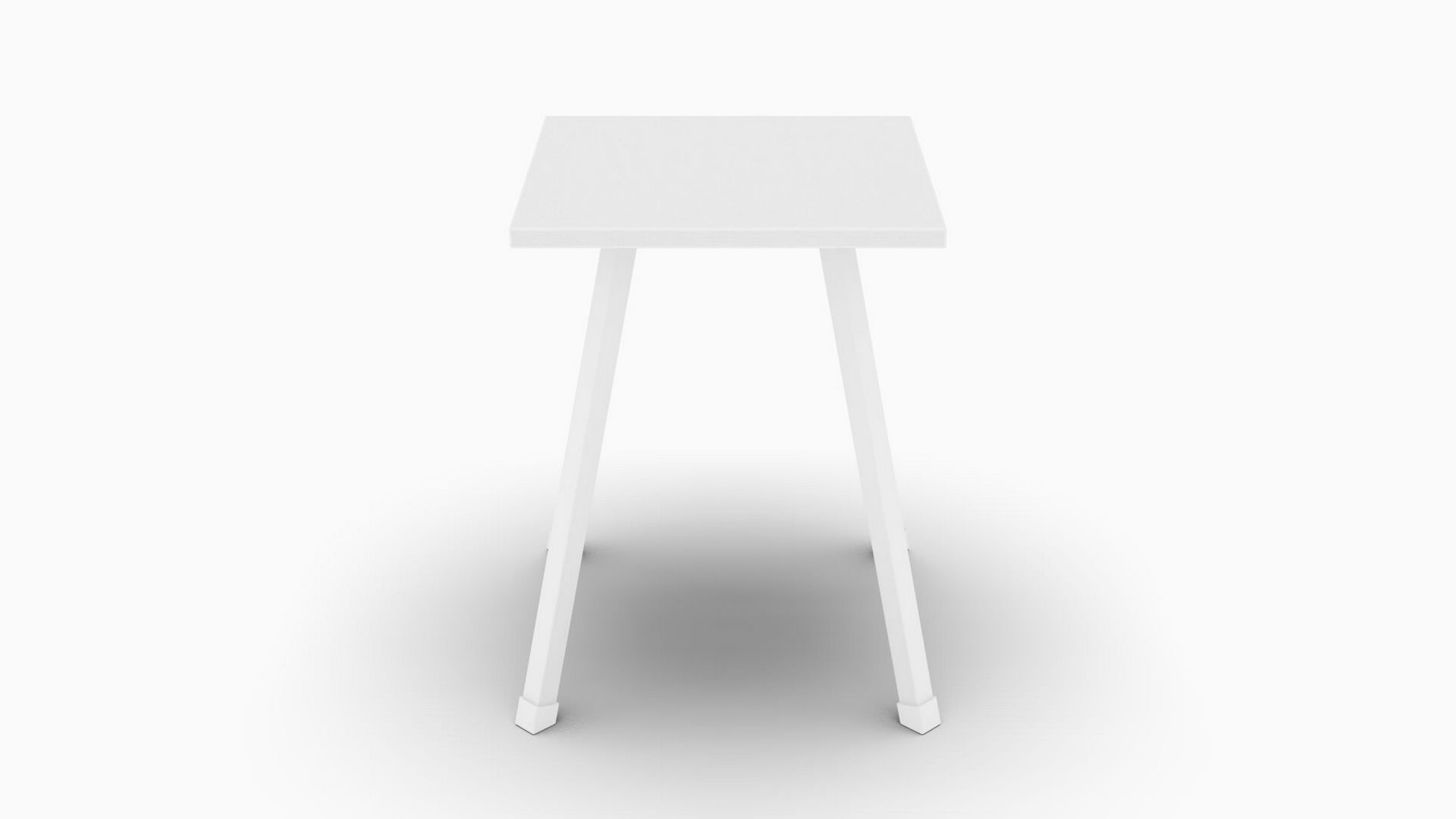 Табурет белый металл Белый